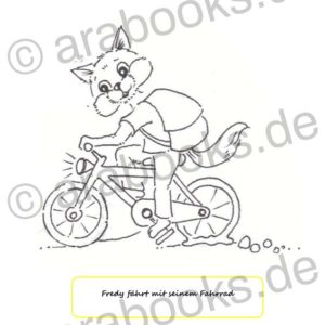 fredy fährt fahrrad
